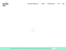 Tablet Screenshot of outdoorgym.de